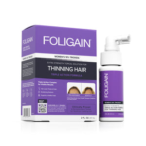 FOLIGAIN Triple Action Complete Formula For Thinning Hair For Women with 10% Trioxidil - FOLIGAIN CANADA