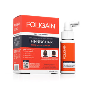 FOLIGAIN Triple Action Complete Formula For Thinning Hair For Men 10% Trioxidil - FOLIGAIN CANADA
