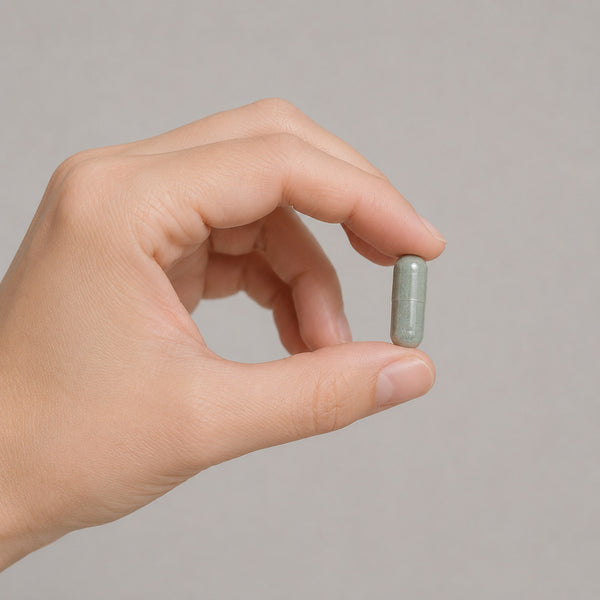 FOLIGAIN Color Rescue supplement capsules for gray hair, designed to help restore natural hair color and improve hair health.