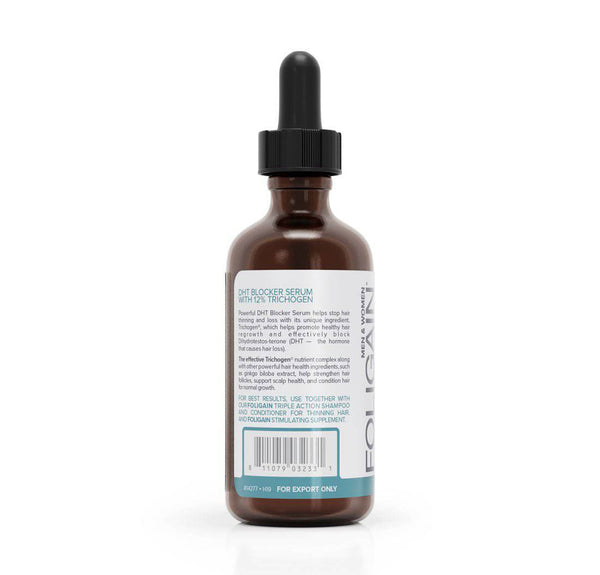 FOLIGAIN Hair Regrowth DHT Blocker Serum with 12% Trichogen® - FOLIGAIN CANADA